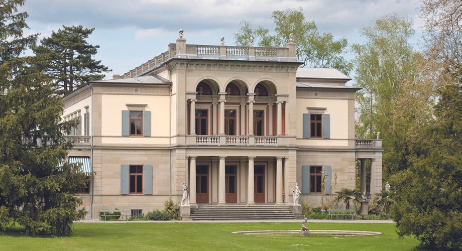 La villa Wesendonck de style Renaissance italienne, est considérée comme l’une des œuvres les plus abouties de l’architecte Leonhard Zeugheer.
