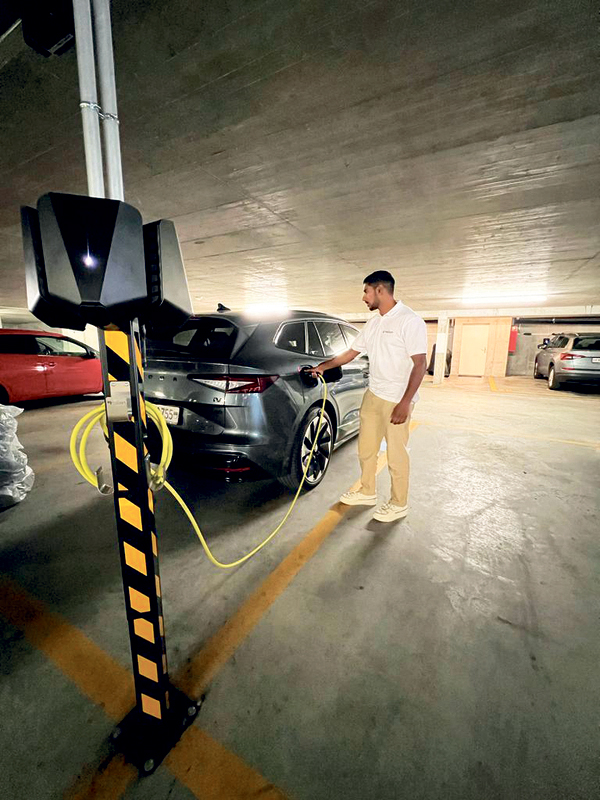 Une PPE yverdonnoise a fait équiper de bornes de recharge un parking entier