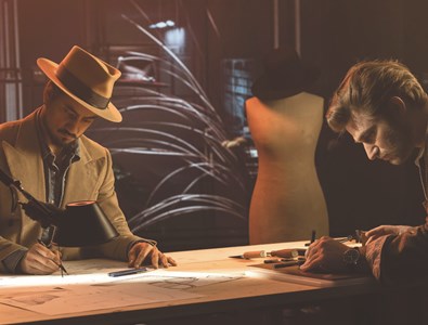 Eric Blum et Luca Meyer. Ensemble, ils ont fondé Onkai Heiwa, une manufacture artisanale suisse de chapeaux et d'articles de maroquinerie haute de gamme