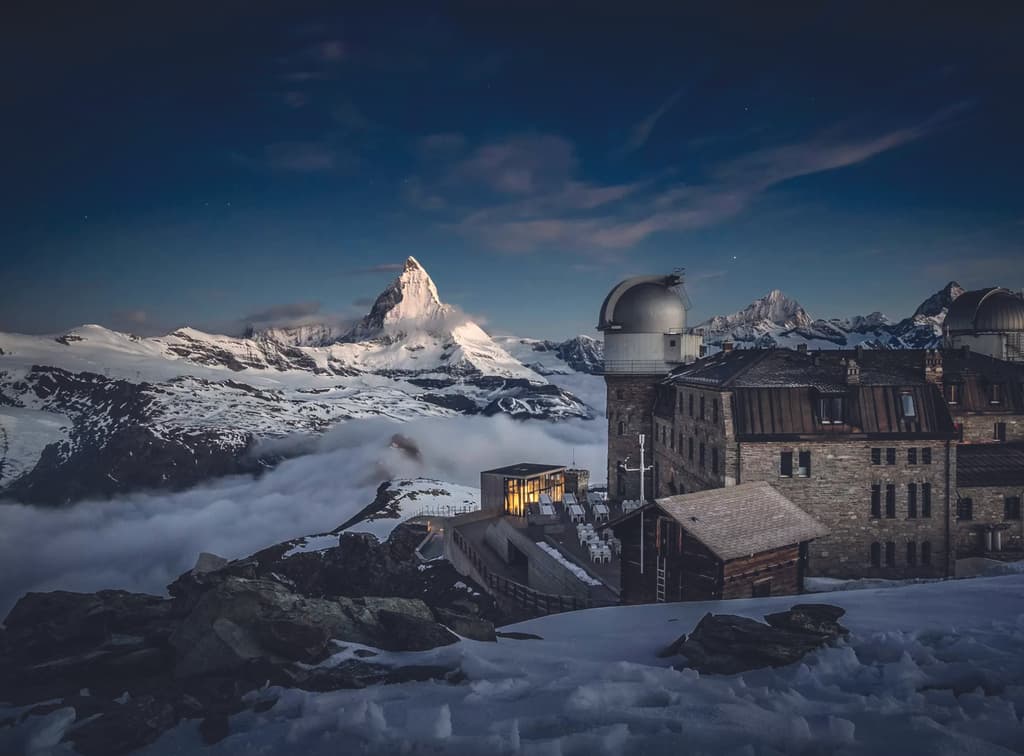 Kulmhotel Gornergrat à Zermatt.