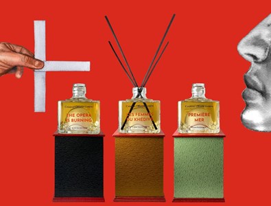 Des parfums d'ambiance que l'on peut trouver dans la boutique Théodora (Genève).