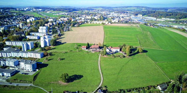 Le futur quartier Torry-Est à la gare de Poya à Fribourg