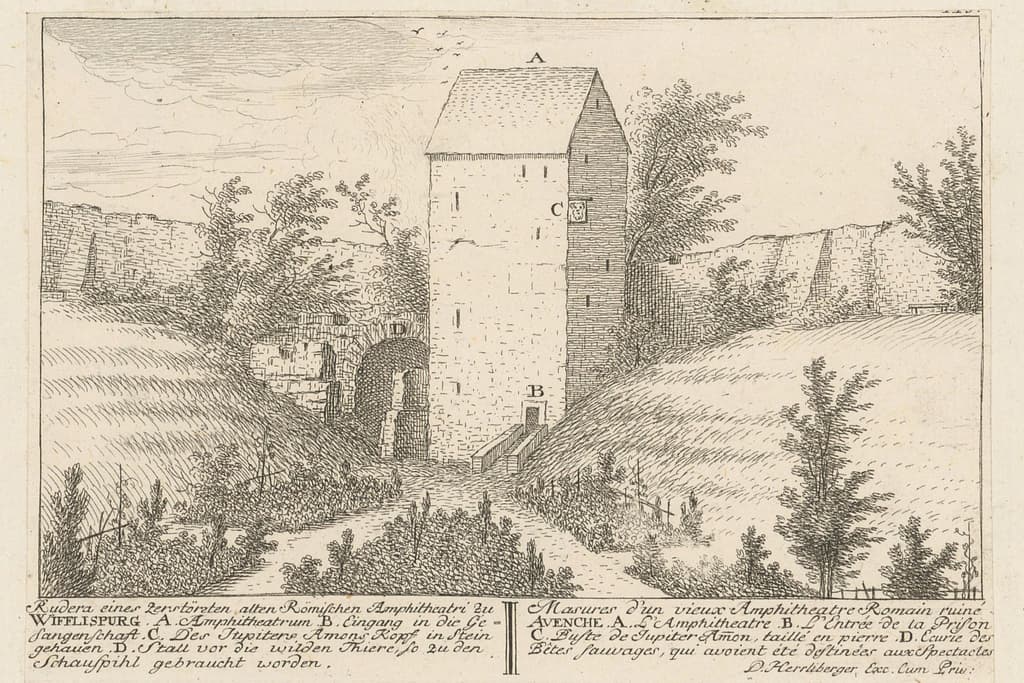 ...et la même tour en 1757.