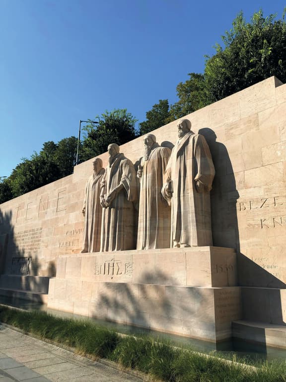 Le Mur des Réformateurs, un monument international.