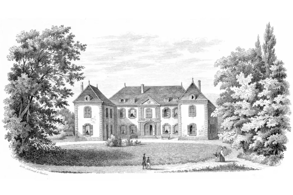 La maison Naville vers 1840.