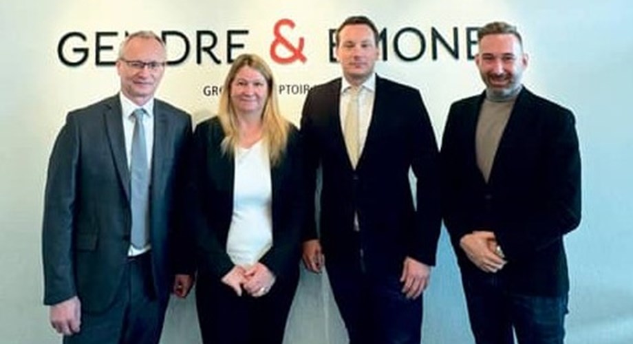 Thomas Steiner, responsable gérance; Céline Brissat, directrice adjointe; Xavier Châtelain, directeur; Constant Salina, responsable PPE.