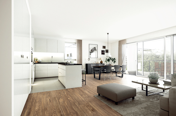 Les appartements seront dotés de spacieuses terrasses Les appartements seront dotés de spacieuses terrasses