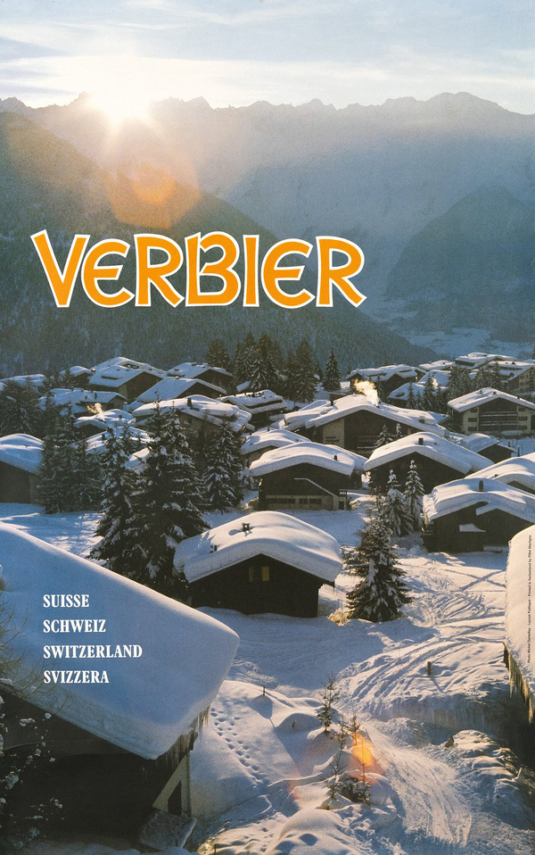 Affiche touristique de 1982. Photographe Michel Darbellay Affiche touristique de 1982. Photographe Michel Darbellay